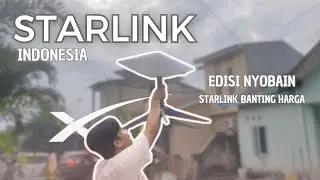 REVIEW STARLINK INDONESIA INTERNET JALUR LANGIT TEST KONEKSI