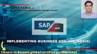 Unit 7: ABAP Object-Oriented Examples (Lesson 2: Implementing Business Add-Ins (BAdIs))