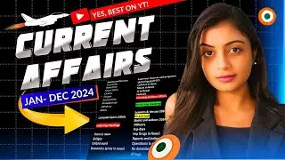 Complete Current Affairs 2024 in 1 video! CDS 1 2025 Current Affairs | AFCAT 1 2025 Current Affairs