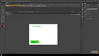 2. Scene Changing Buttons - Adobe Animate Interaction Project - Digital Student Online School