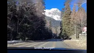 Поездка в Домбай 24 января 2021 год. Просто шикарный сказочный вид 😍