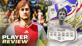 Unstoppable! 🤩 98 GOTG Cruyff is a Game-Changer! | FC 24 Ultimate Team Review