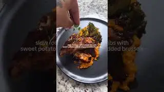 I LOVE chaotic plating because when you eat all the flavors together, it all starts to make sense.