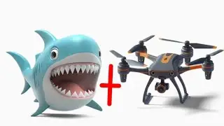 I mixed shark and drone 🫨🫨||