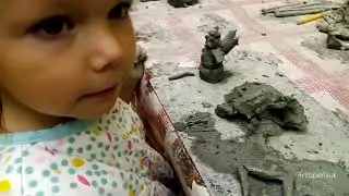Петушок, лепка с детьми