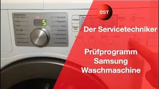 Testprogramm für Samsung Waschmaschinen Fehler erkennen