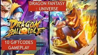 Dragon Fantasy Universe & 10 Giftcodes Gameplay - Dragon Ball Idle