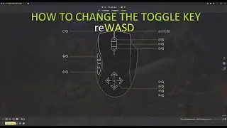 How to change the TOGGLE KEY/HOT KEY in reWASD.