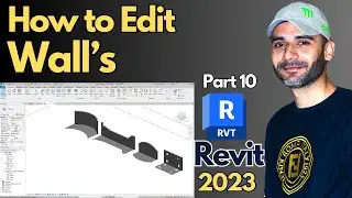 Different Shapes of walls in Revit 2023 | Part 10 | For Beginners |