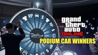 GTA 5 Online Best Moments and Lucky Wheel Podium Car Winner #1