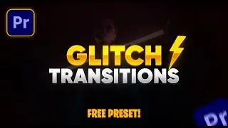 Download Free Glitch Transition Preset for Adobe Premiere Pro