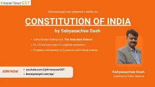 Indian Constitution series by Sabyasachee Das