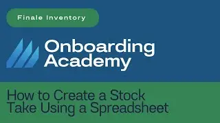 How to Create a Stock Take Using a Spreadsheet