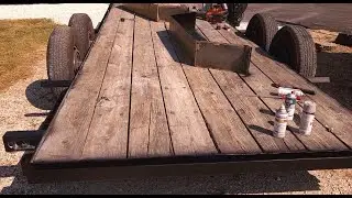 Working on an Old Trailer