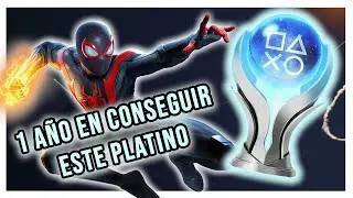 Me tardé 1 año en Platinar Spider-man Miles Morales