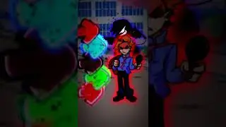 BF & Soul BF VS Senpai?! #fnfanimation #fnfshorts