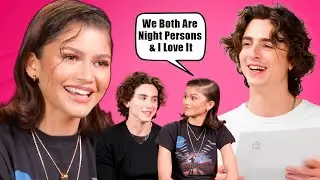 Timothee Chalamet and Zendaya Flirty Exchange: What Did They Say?
