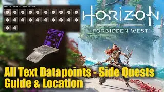 Horizon Forbidden West • All Text Datapoints - Side Quests Location Guide