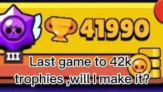 Last game to 42k, will I make it?