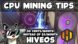 RYZEN CPU Mining Tips & Tricks | Save Money With HiveOS