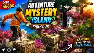 BGMI WOW Parkour Map Code 138680 | Adventure Mystery Island Parkour Challenge 