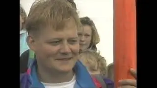 Seppo Räty heittää 6/1991 keihäänheiton maailmanennätyksen Punkalaitumella: 96,96m (Vhs-rip,mono)