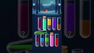 Water Sort & Help The Girl Level 59 #CorianderGaming