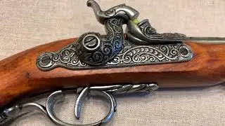 Пистолет капсюльный пиратский Италия 18 в, Percussion pirate pistol, Italy 18th. C, Denix 1104/G