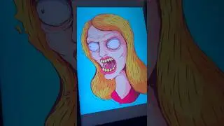Drawing Rick & Morty Characters in Adobe Illustrator - Beth Smith 😡👩✍️ #illustration #drawing #art