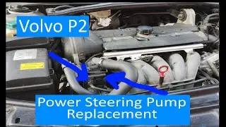 Volvo V70 S60 S80 XC70 XC90 P2 Power steering Pump Replacement for Petrol/Gasolines Models
