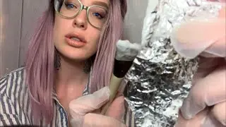 ASMR Haircut + CHUNKY Foil Highlights!