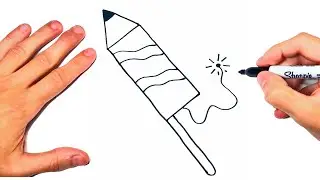 How to draw a Firecracker Step by Step