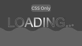 CSS Loading Text Animation With Gradient Background @iqraCS