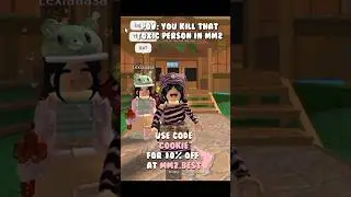 POV: You kill that one Toxic person in mm2 😭😭 || sorry Lexi🤓 || #roblox #robloxmm2 #funnyclips