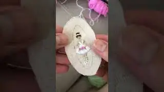 Nakış çıtçıt toka yapımı balerin kız 👧