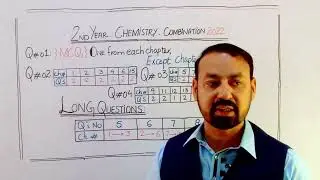 12th class Chemistry Pairing Scheme  2022 !Fresh and improvers students.