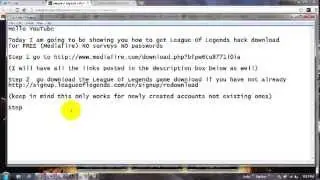 League of Legends Hack Free Download (Mediafire)