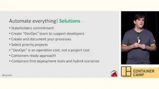 Containers on Enterprise: A game changer for developers - Jorge Arteiro (Kloud)