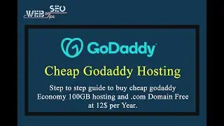How to Buy Cheap Godaddy Hosting at $1 Per Month | Buy Godaddy Hosting and Get Godaddy Free Domain