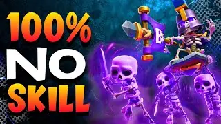 Skeleton Army Evolution Makes This Deck 100x MORE NO SKILL!!