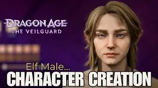 DRAGON AGE THE VEILGUARD | Character Creation Elf Male #2 [NO MODS]