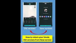 How to return the old versions of SMULE?