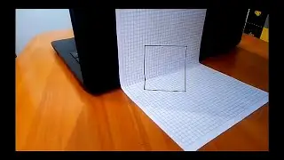 КАК НАРИСОВАТЬ ПРОСТОЙ 3D КВАДРАТ
