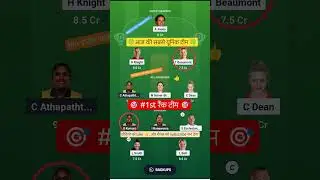 ENG W VS SL W ODI Dream11 Prediction | ENG W VS SL W Dream11 Team Of Today Match | womens world cup