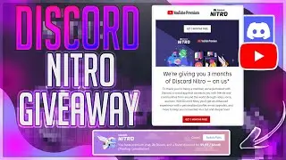 (OLD) DISCORD NITRO 3 MONTHS GIVEAWAY - ENTER NOW ! | GET DISCORD NITRO FOR FREE | 2021