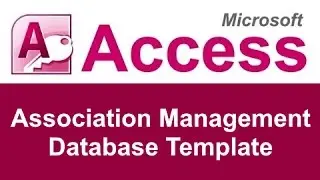 Microsoft Access Association Management Database Template