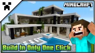 Build Any 'STRUCTURE' In 1 Minute | MINECRAFT PE