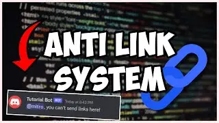 [NEW] - How to make an ANTI LINK SYSTEM for your discord bot! || Discord.js V14