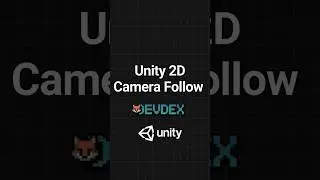 Unity 2D Camera Follow in 60 Seconds | 