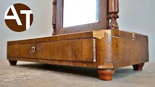 BEAUTIFUL VANITY restored with forgotten techniques